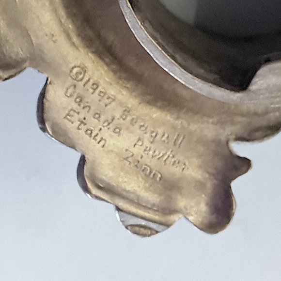 Seagull Pewter Tealight Holder - Picture 4 of 5